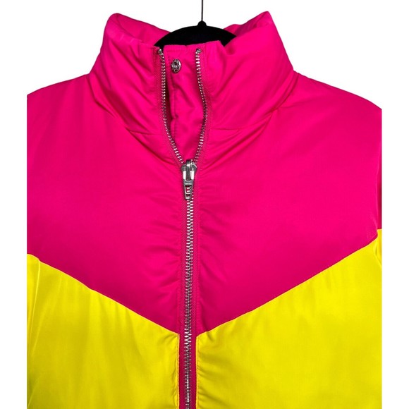 BLANK NYC Temptations Reversible Puffer Jacket Women’s Size Small - Picture 3 of 13